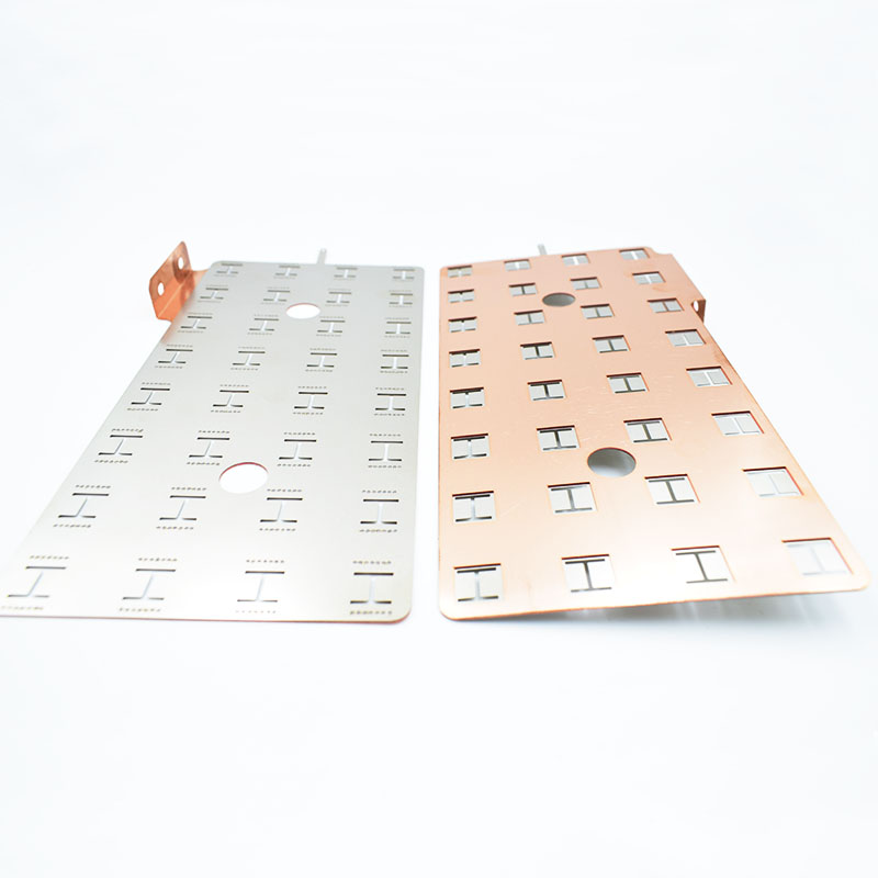 Customized Copper Nickel Composite Busbar with H Slots